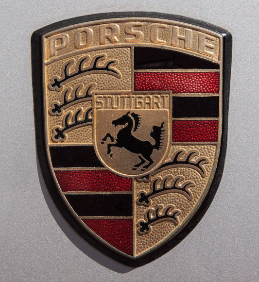 Porsche Emblem Fabric Panel - TVC-031