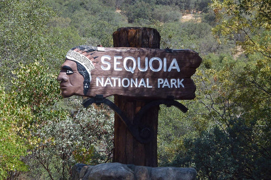 Sequoia National Park Sign Fabric Panel - NPC-014
