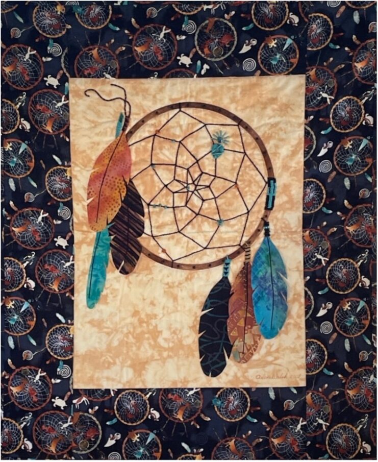 Dream Catcher Quilt Pattern - An Arlene Walsh Design, Southwest Pattern, Fused Applique