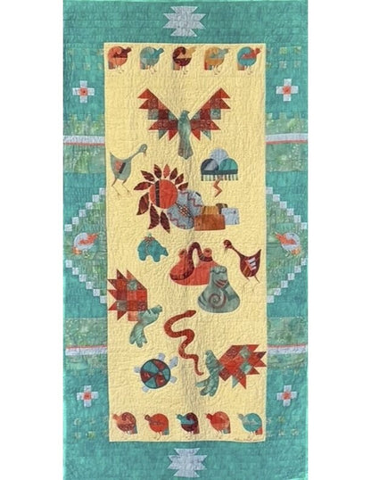 Quail Trail Quilt Pattern - An Arlene Walsh Design, Southwest Pattern, Fused Applique