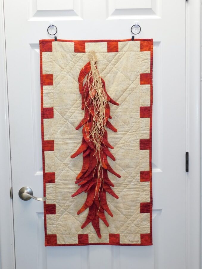 Chili Peppers Quilt Pattern - An Arlene Walsh Design, Southwest Pattern, Fused Applique