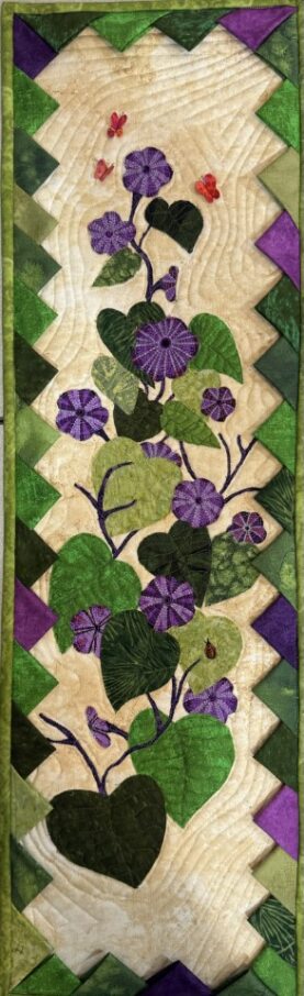 Morning Glories Quilt Pattern - An Arlene Walsh Design, Southwest Pattern, Fused Applique