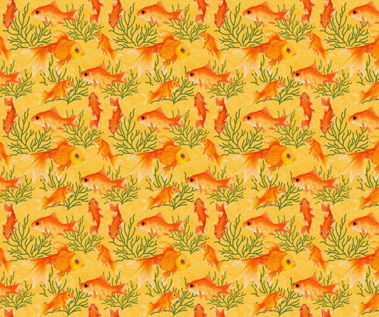 Goldfish Fabric - FOFY-027 - Focus on Fabric Yardage