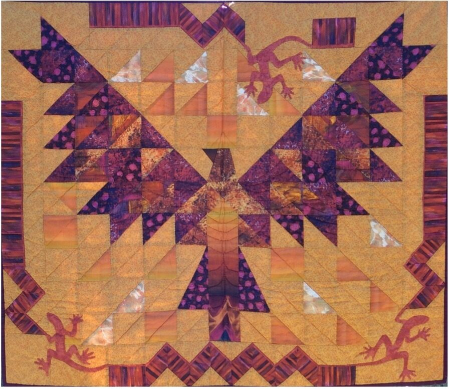 Cloud Dancer Quilt Pattern - An Arlene Walsh Design, Southwest Pattern, Fused Applique