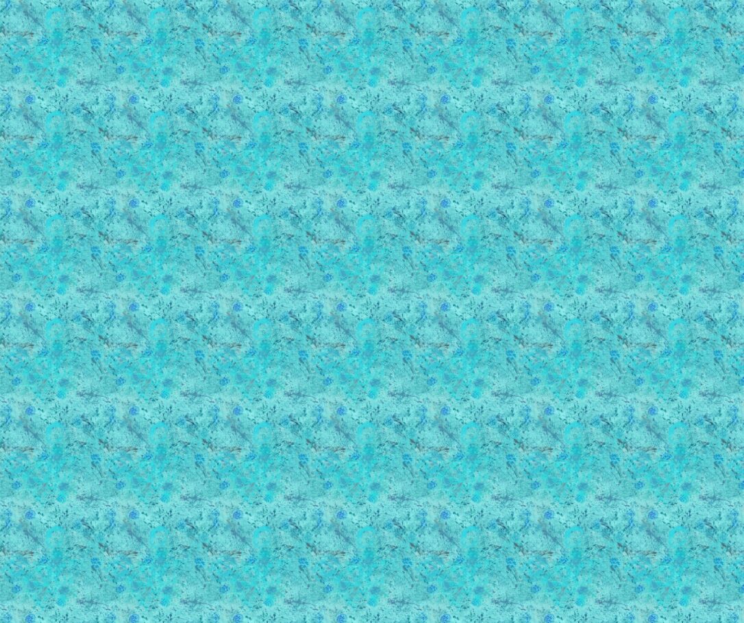 Teal/Light Blue Fabric - FOFY-023 - Focus on Fabric Yardage