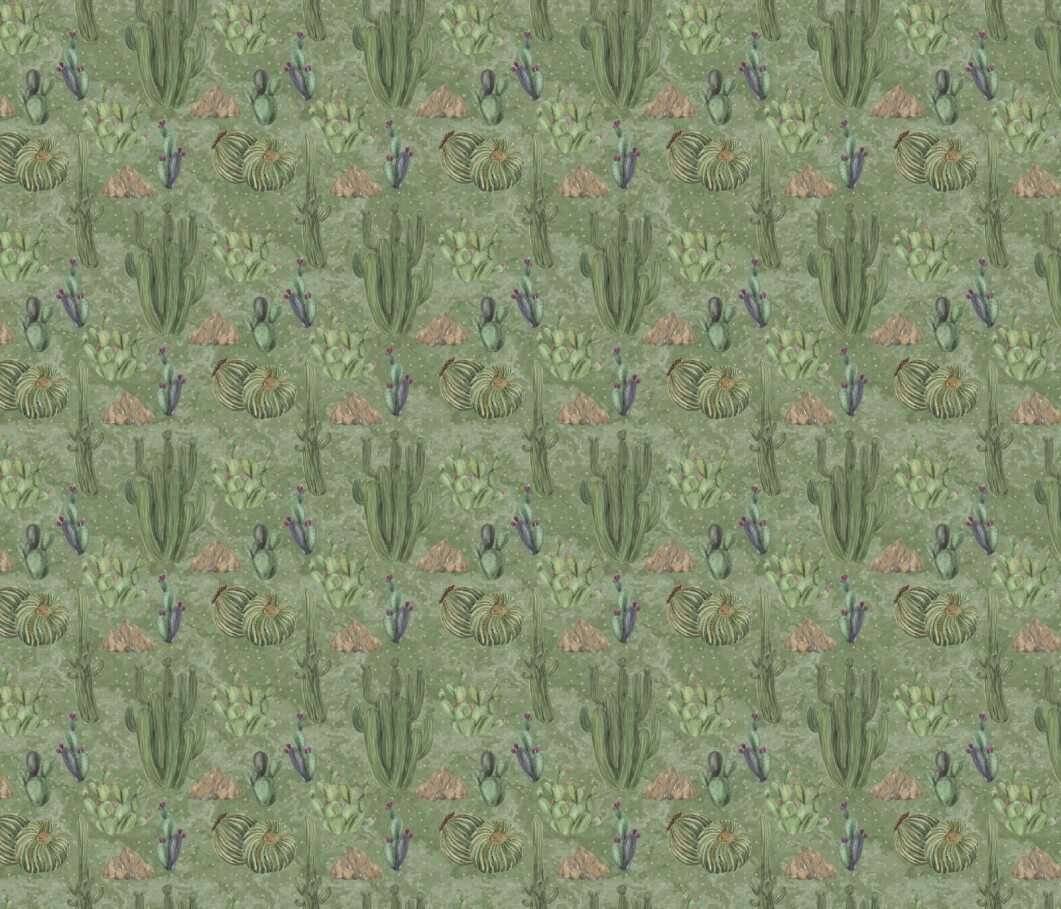 Southwest Cactus Fabric FOFY-005 - Focus on Fabric Yardage